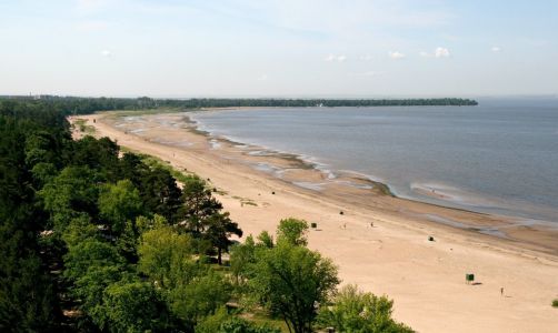 Солнечное: край солнца в Ленинградской области