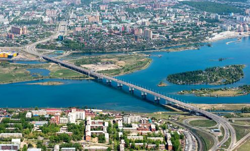 Красивый город на Ангаре